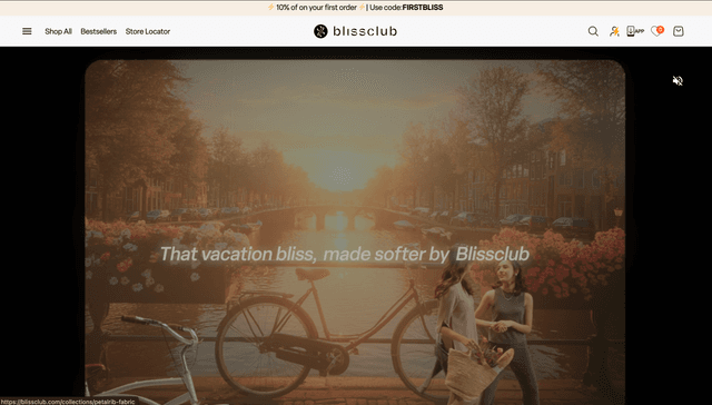 Blissclub desktop