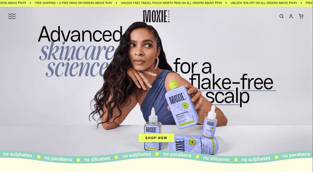 Moxie Beauty desktop